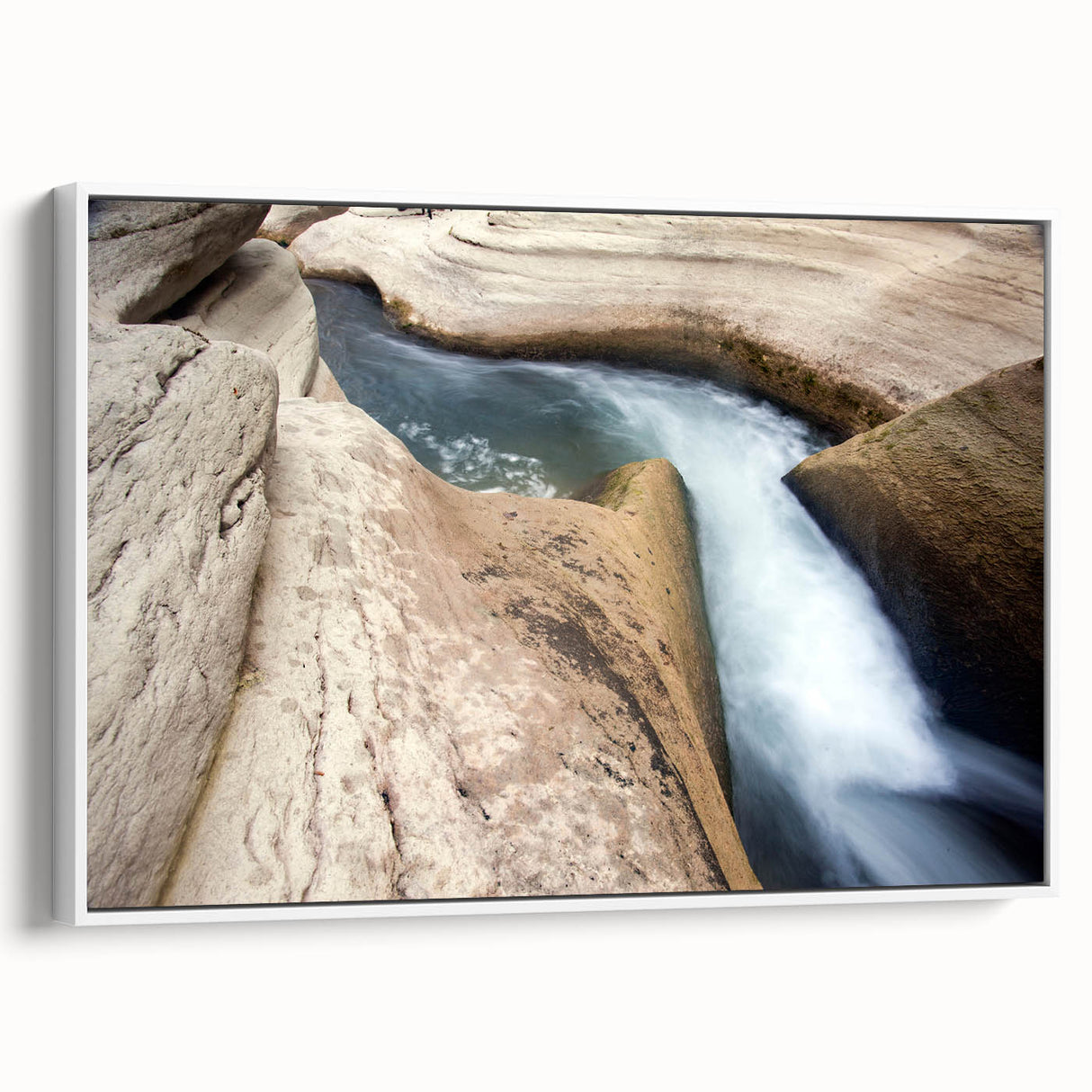 Vintage poster art of Saint Lucia on framed canvas, featuring vibrant tropical colors, ideal for living room decor.