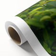 Art deco poster of Central America scenery on rolled canvas, featuring soft pastel shades, ideal for nursery wall art.