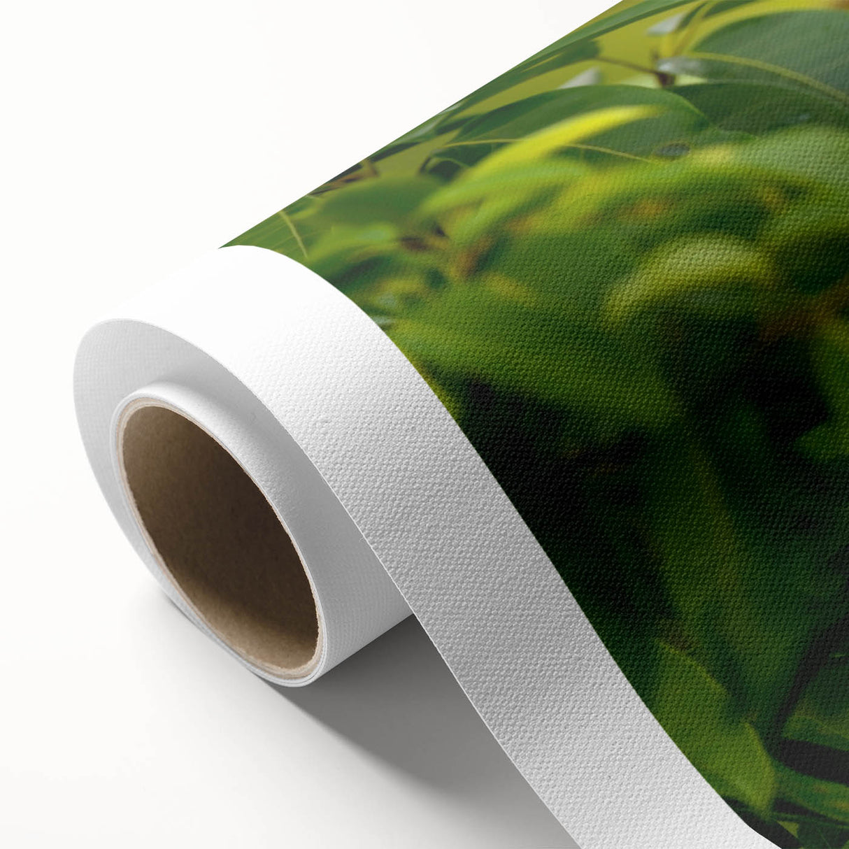 Art deco poster of Central America scenery on rolled canvas, featuring soft pastel shades, ideal for nursery wall art.