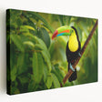 Large stretched canvas depicting a vibrant Belize landscape, ideal for kitchen wall art.