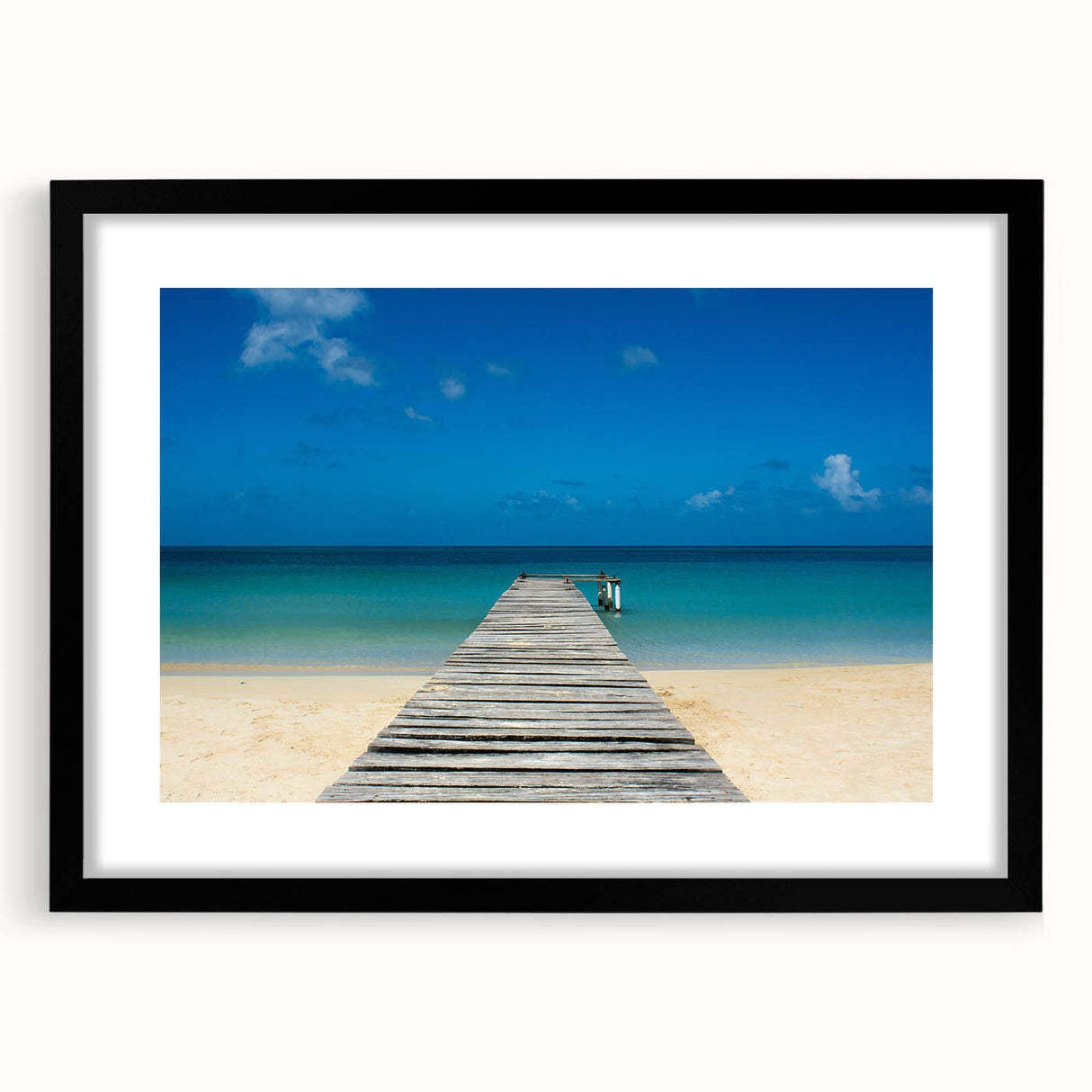 Abstract art print featuring a textured, colorful depiction of Central America on a large canvas.