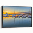 Black and white landscape art painting of Sochi on framed canvas, ideal for bedroom wall decor.