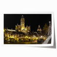 Extra large rolled print of Valencia scenery in muted earth tones, ideal for art wall dining room.