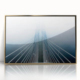 Large art print of a serene Ukrainian landscape in muted earth tones on framed acrylic, suitable for modern art wall decor.