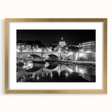 Extra large wall art of abstract European scenery in gold frame, ideal for living room decor.