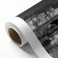 Art deco poster of European Vatican scenery in muted earth tones on rolled canvas, ideal for nursery wall art.