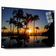 Acrylic print of Cabo San Lucas scenery with vivid blue and green tones, ideal for bedroom or dining room decor.