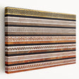 Oman desert landscape on stretched canvas with earthy tones, ideal for kitchen wall art.