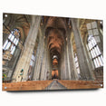Large abstract wall art depicting the Canterbury, New Zealand scenery in muted earth tones on acrylic glass.