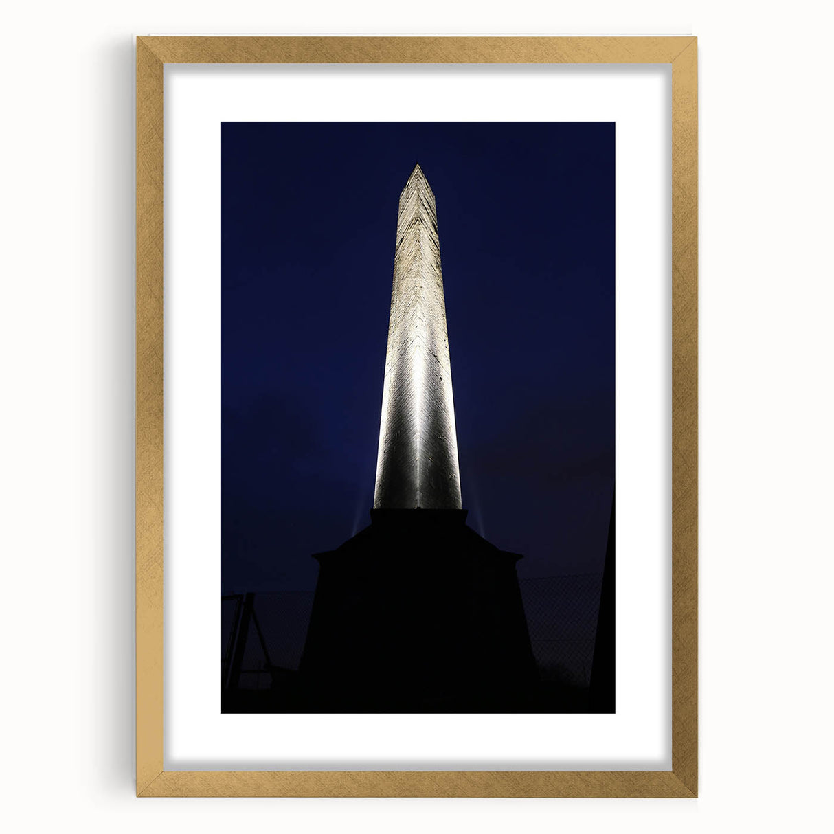 Abstract art print of Wellington, New Zealand in textured gold frame, featuring earthy tones.