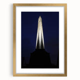 Abstract art print of Wellington, New Zealand in textured gold frame, featuring earthy tones.