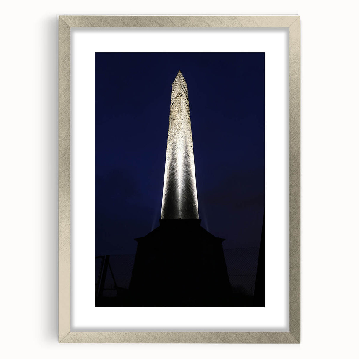 Textured abstract art print of Wellington, NZ, in muted gray tones on a silver-framed canvas, ideal for bedroom decor.