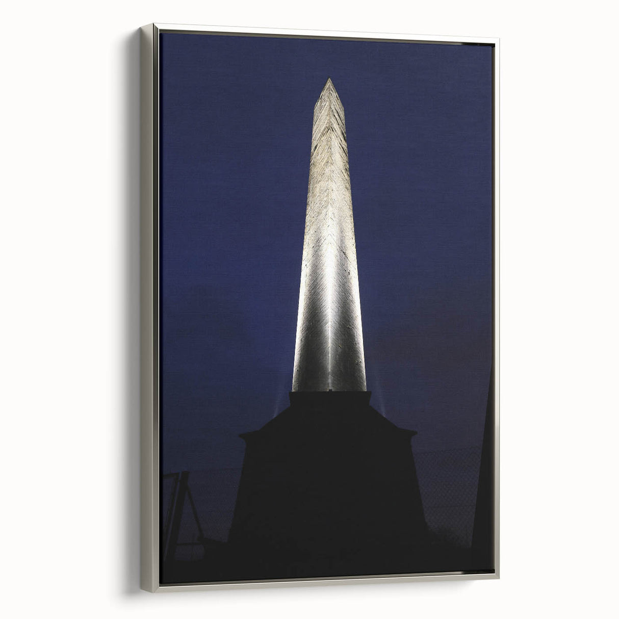 Landscape painting of Wellington with colorful sky on framed canvas, suitable for living room decor.