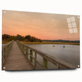 Acrylic print of a large abstract depiction of the Alabama landscape in muted earth tones, ideal for dining room decor.
