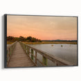 Black and white framed canvas of an Alabama landscape in a vintage poster style, ideal for bedroom wall art.