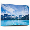 Acrylic print of a serene Alaskan landscape with subdued earth tones, ideal for bedroom or dining room decor.