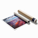 Extra large rolled print of the Grand Canyon in muted earth tones, suitable for classy bathroom or large living room decor.