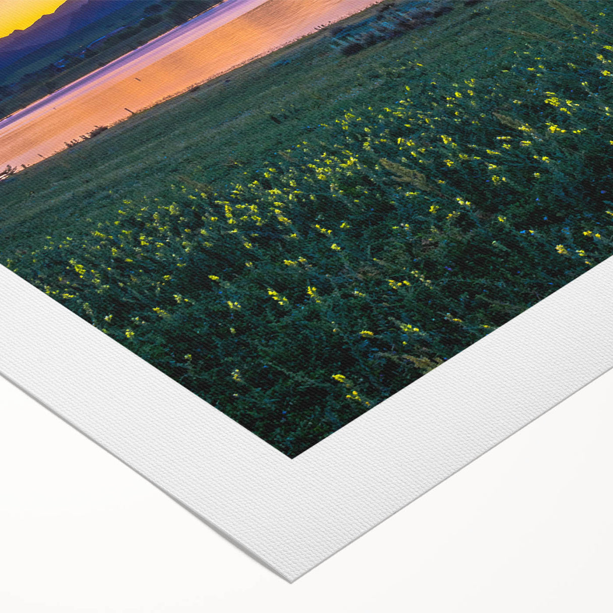 Art deco poster of Boulder, Colorado scenery in muted earth tones on rolled canvas, suitable for dining room wall art.