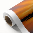 Art deco poster of the Everglades in soft green and blue tones on rolled canvas, ideal for nursery wall art.