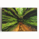 Black and white photo of Indiana scenery on large stretched canvas, suitable for kitchen wall art.