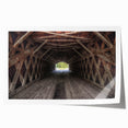 Rolled print of Iowa scenery with floral designs in soft green and brown tones, suitable for dining room wall art.