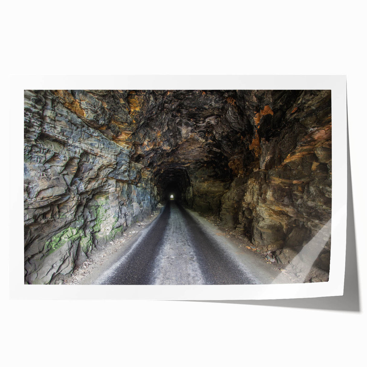 Rolled print of Kentucky scenery with vibrant green landscapes and blue skies, ideal for art wall dining room.