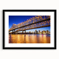 Abstract art print of a colorful Louisiana landscape in muted earth tones on a large framed canvas.