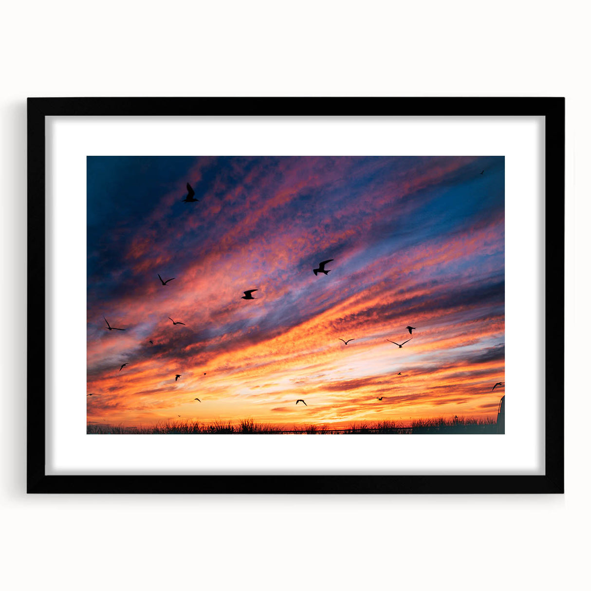 Abstract art print featuring textured, colorful swirls on a large canvas, ideal for living room ambiance.