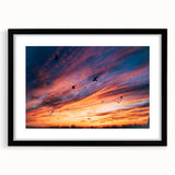 Abstract art print featuring textured, colorful swirls on a large canvas, ideal for living room ambiance.