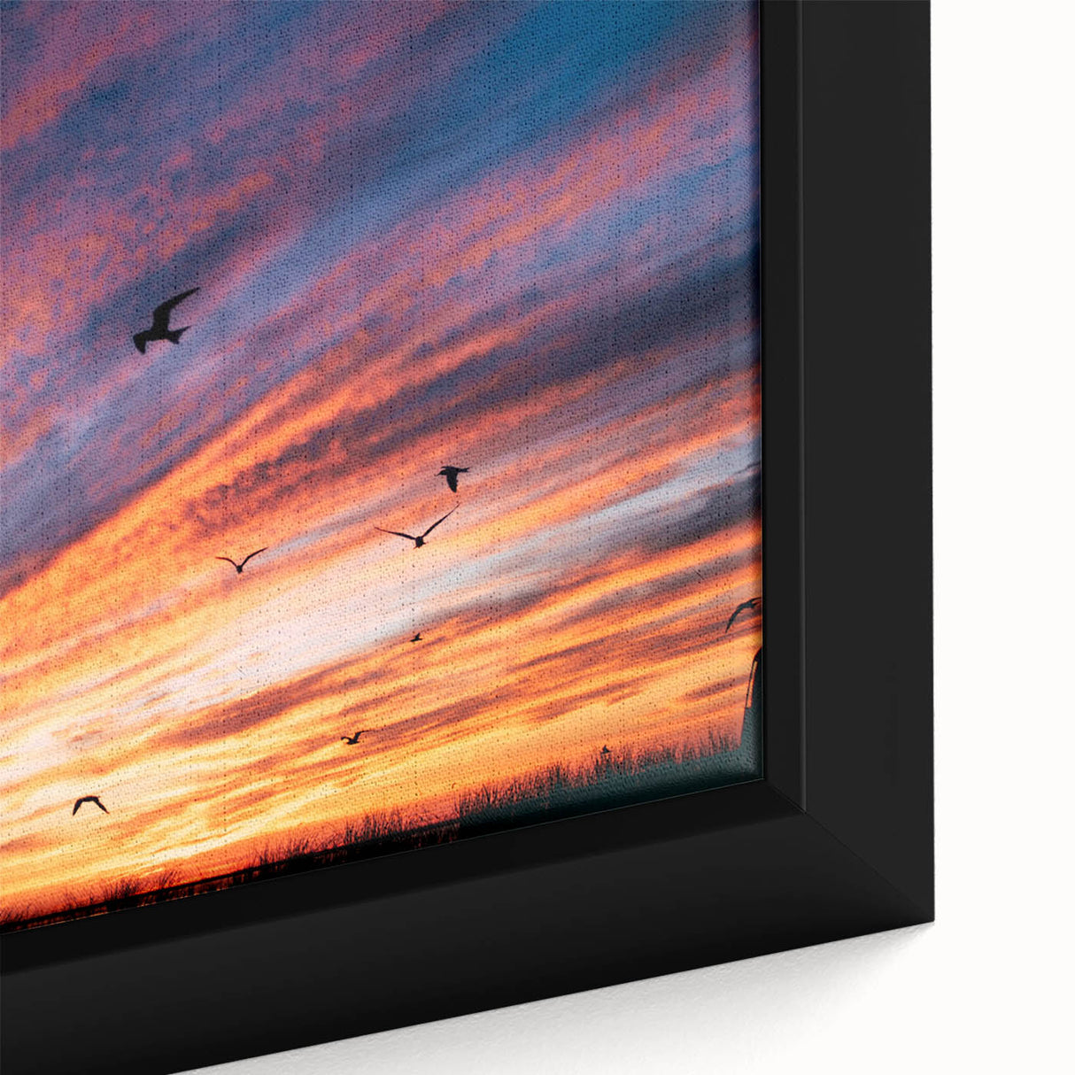 Extra large framed canvas featuring a textured depiction of Nantucket, Massachusetts, with vibrant colors.