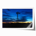 Rolled print of Nebraska scenery with soft pastel colors, ideal for art wall dining room.