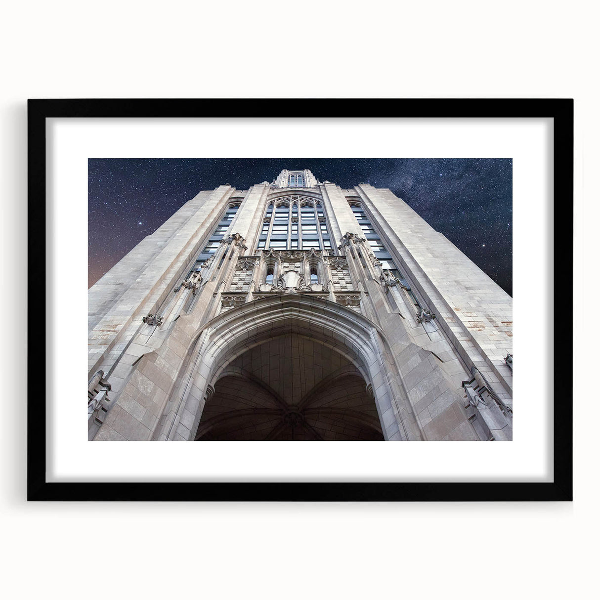 Abstract art print of colorful, textured Pittsburgh skyline on extra large canvas, ideal for living room decor.