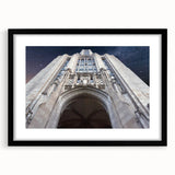 Abstract art print of colorful, textured Pittsburgh skyline on extra large canvas, ideal for living room decor.