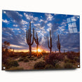 Acrylic print of a large abstract depiction of Phoenix Valley in earthy tones, suitable for bedroom or dining room decor.