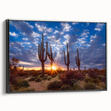 Black and white framed canvas of Phoenix Valley landscape, ideal for bedroom wall art.