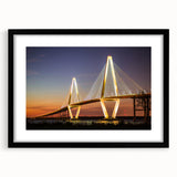 Abstract art print of Charleston scenery in colorful, textured style on a large framed canvas, ideal for living room decor.