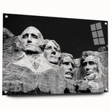 Acrylic print of Mt. Rushmore in natural colors, ideal for bedroom or dining room decor.