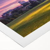 Art deco poster of Houston skyline in monochrome shades on rolled canvas, suitable for dining room decor.