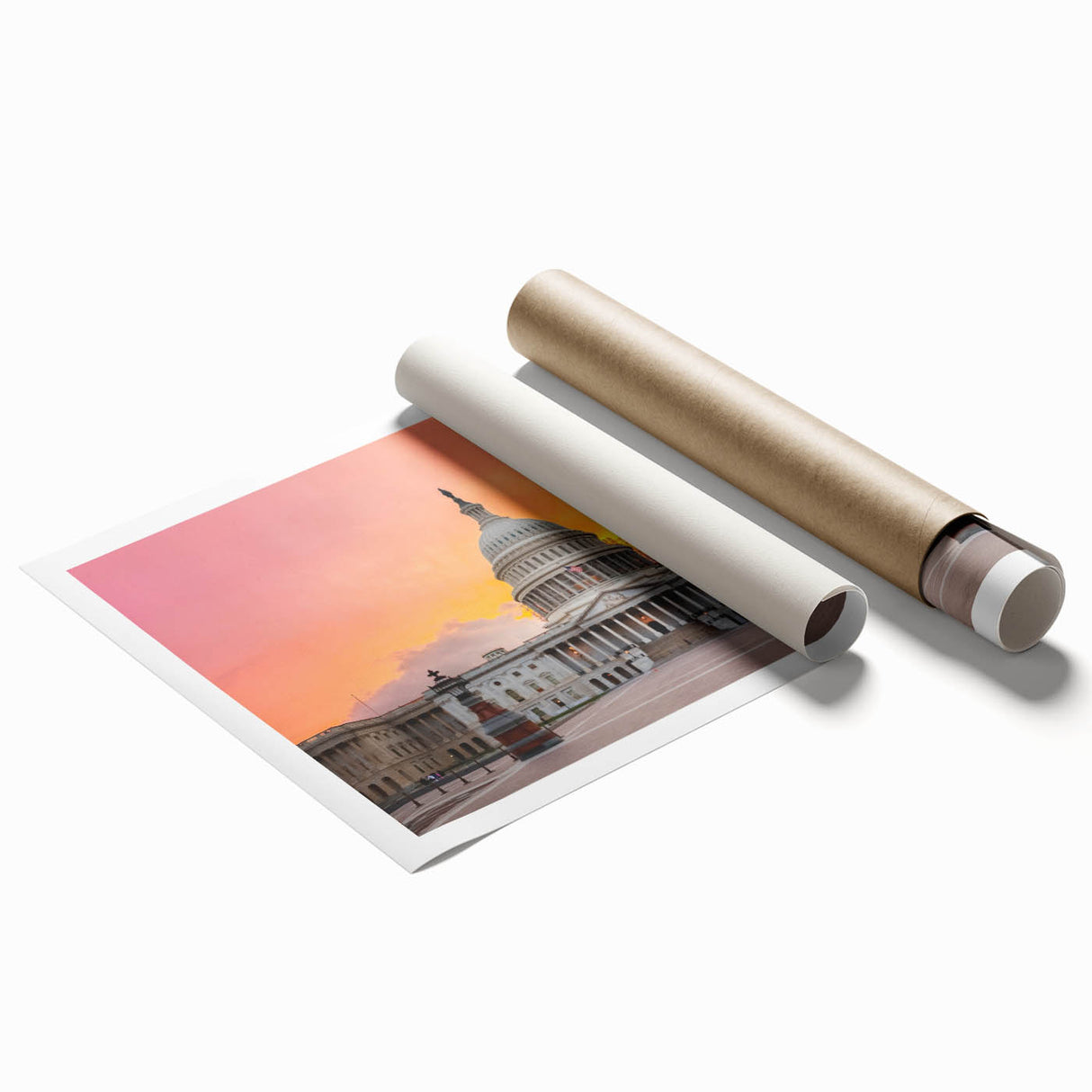 Extra large rolled print of Washington D.C.