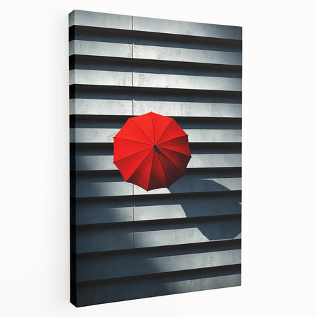 Side view of a large stretched canvas featuring a detailed architectural design in monochrome, ideal for kitchen wall art.