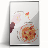 Large abstract wall art featuring mid-century modernist style in vibrant colors on a framed acrylic.