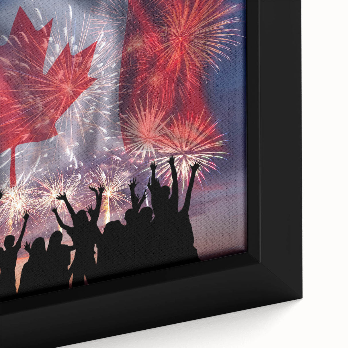 Canada Day Art Prints - Patriotic Canadian Flag & Maple Leaf Wall Art