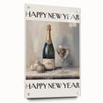 Elegant Champagne Celebration - New Year Wall Art Print