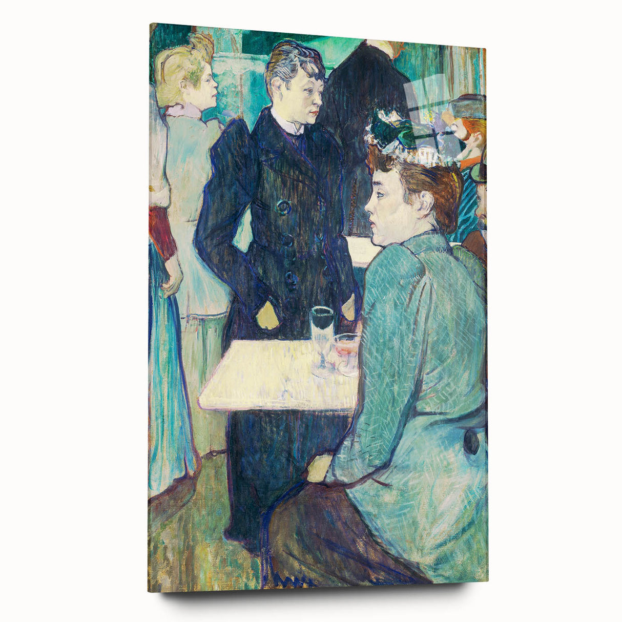A Corner of the Moulin de la Galette - Parisian Scene by Toulouse-Lautrec