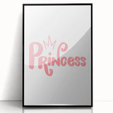 Princess Wall Art – Girls Bedroom and Nursery Decor