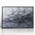 Piet Mondrian's Gray Tree - Minimalist Contemporary Wall Art Print