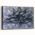 Piet Mondrian's Gray Tree - Minimalist Contemporary Wall Art Print