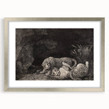 Realism Art Print – Tygers at Play by George Stubbs | Classical Wildlife Art