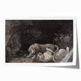 Realism Art Print – Tygers at Play by George Stubbs | Classical Wildlife Art
