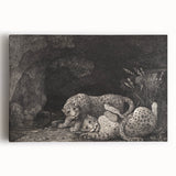 Realism Art Print – Tygers at Play by George Stubbs | Classical Wildlife Art